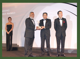 Receiving the Most Promising Entrepreneurship 